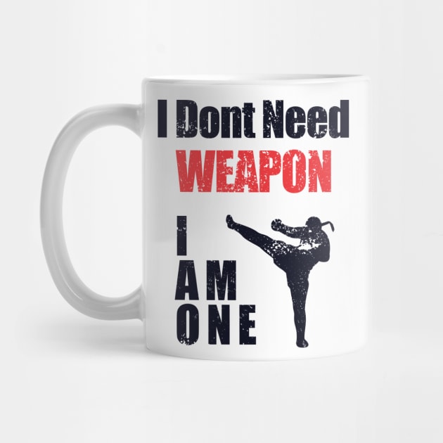 i dont need weapon i am one by ArtStopCreative